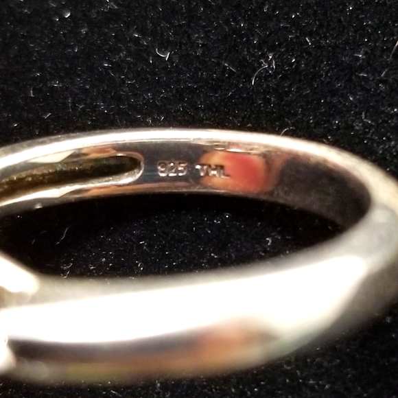 925Silver Lab Pink Sap&Cz D-827 CL1012 52054ZZMLSG2 Sterling Silver Womens Ring - Picture 5 of 6